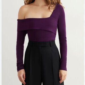 Dynamite Off-Shoulder Long-Sleeve Sweater - Black